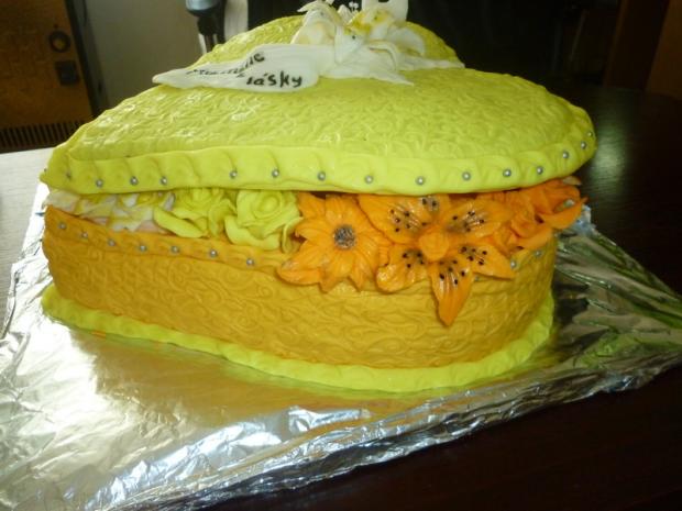bonboniera, iný pohľad, torta, Ladu-lienka, 1