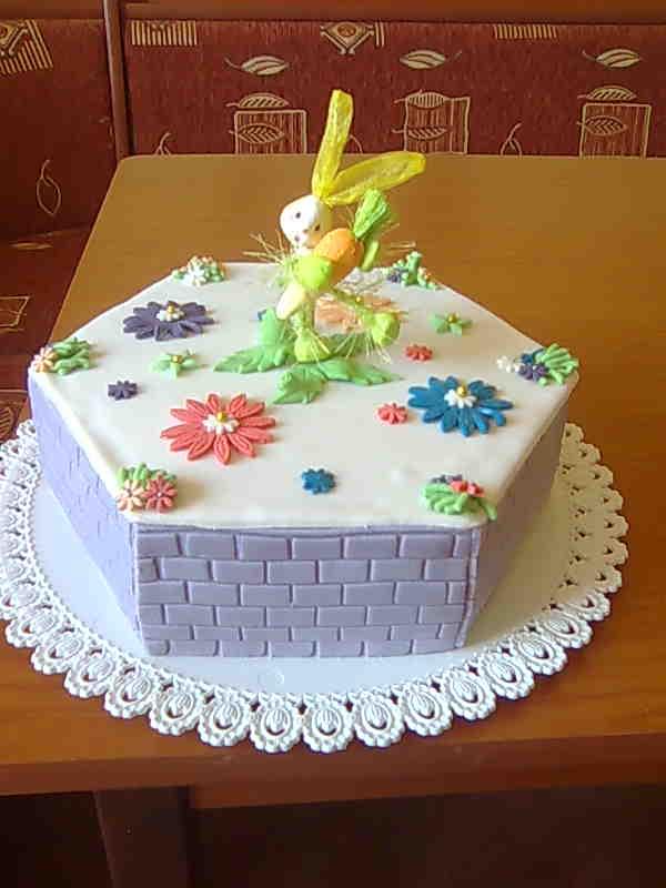 veľkonočná, zo zvyškov hmoty, torta, fantafany, 1