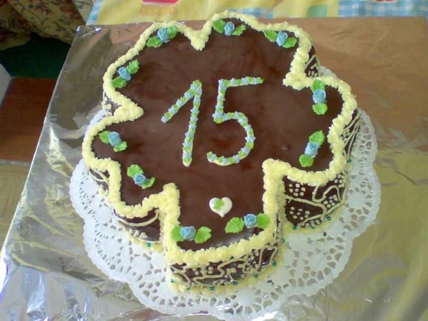 čokoládový štvorlístok, torta, Narodeninové torty, zabacka, 1