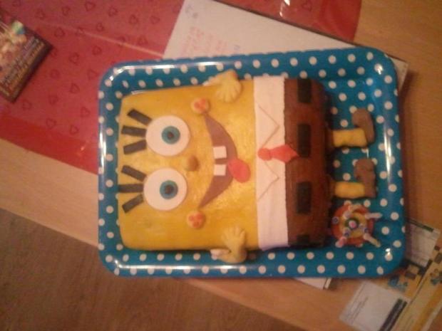 spongebob, torta, Rozprávkové torty, petulda33, 1