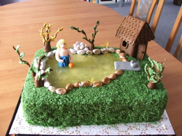 A takhle nakonec skončil....:):):), torta, Netradičné torty A takhle nakonec skončil....:):):), torta, Netradičné torty, HankaJ, 1