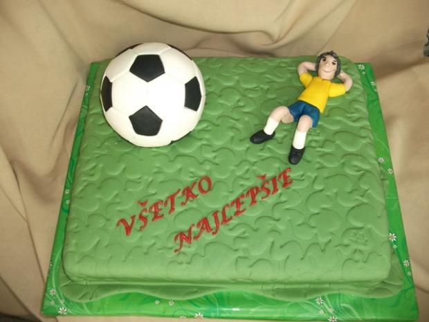 Futbalka a trener, torta, Športové torty Futbalka a trener, torta, Športové torty, Alenik, 1