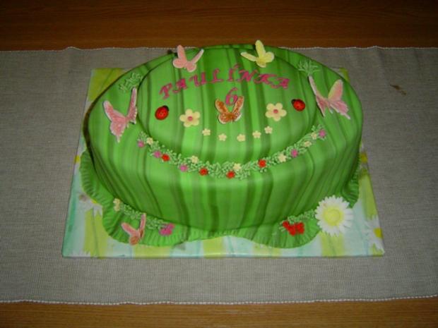 Narodeninová s motýlikmi a lienkami, torta, Ostané torty pre deti, jaja64, 1