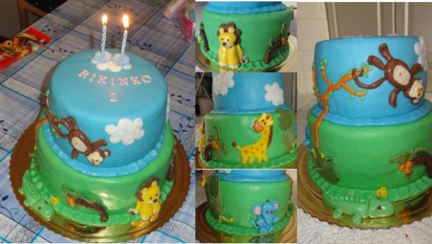 Môjmu mladšiemu synovi :), torta, Torty so zvieratkami, Macaca, 1