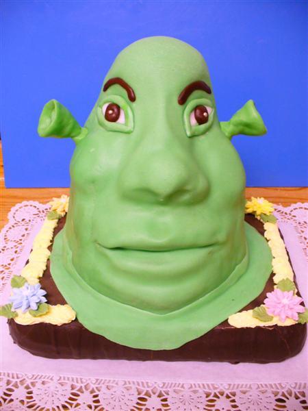 shrek, torta, Ostané torty pre deti, domacezakusky, 1