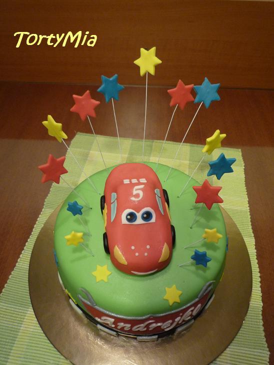 Torta s Mcqueenom, torta, Torty autíčka, vláčiky, TortyMia, 1