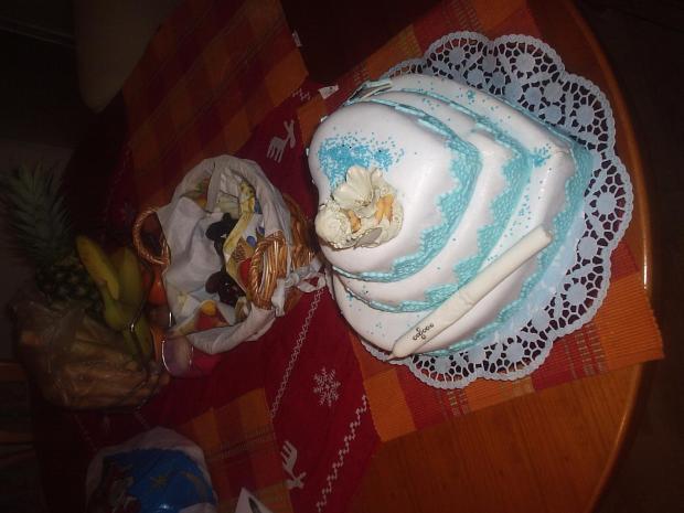 Trojsrdce, torta, Torty na krstiny Trojsrdce, torta, Torty na krstiny, aljusa, 1