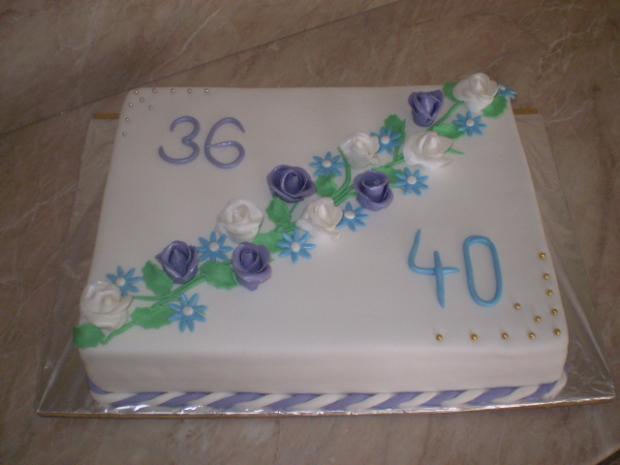 dvojitá oslava, torta, Narodeninové torty, borca, 1