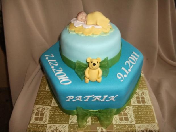 Krstinova modra:-), torta, Torty na krstiny Krstinova modra:-), torta, Torty na krstiny, Alenik, 1