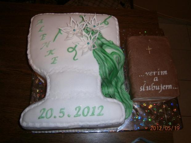 Kalich s bibliou, torta, Torty na cirkevné sviatky, olinockaaa, 1