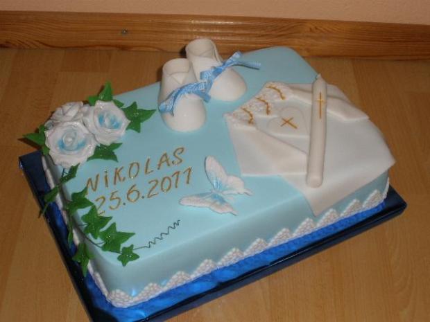 Pre Nikolasa, torta, Torty na krstiny, Iveta Barlíková, 1