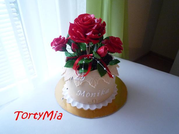 Torta kvetináč , torta, Narodeninové torty, TortyMia, 1