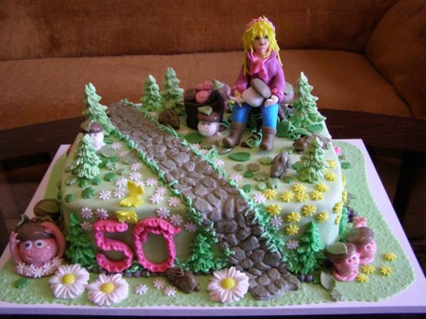 Fajčiarka na hubách, torta, Narodeninové torty Fajčiarka na hubách, torta, Narodeninové torty, adelka22, 1