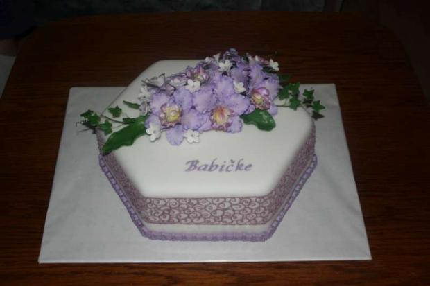 S orchideami, torta, Narodeninové torty S orchideami, torta, Narodeninové torty, stanula, 1