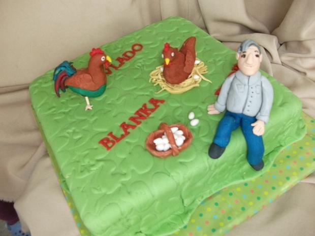 Kohutik a sliepočka, torta, Netradičné torty, Alenik, 1