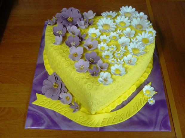 srdce, torta, Narodeninové torty, MarikaFa, 1