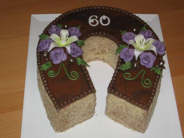 Hnedá podkova 60, torta, Narodeninové torty Hnedá podkova 60, torta, Narodeninové torty, Lubka212, 1