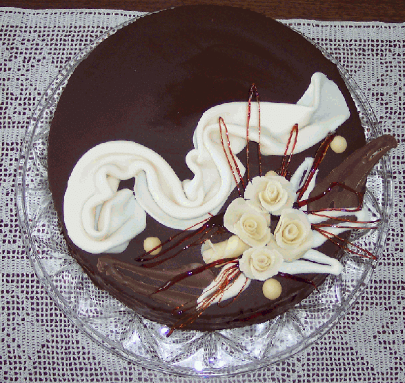 narodeninová - čokoláda, karamel a marcipán, torta, Narodeninové torty, Tasso, 1