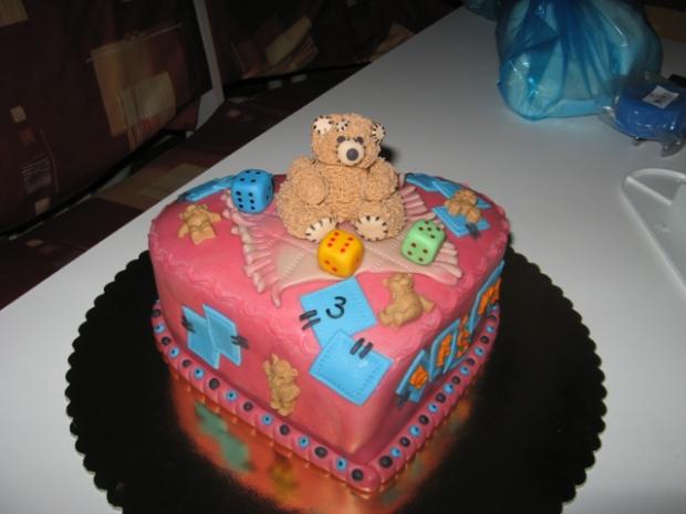 plysovy macko, torta, Torty so zvieratkami, zu-zu, 1