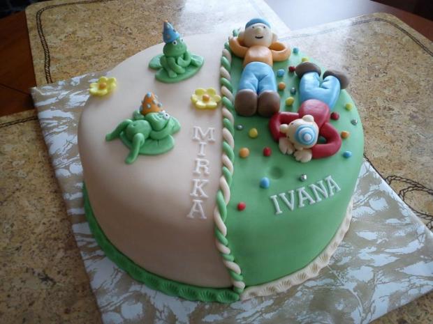 dvojita, torta, Rozprávkové torty dvojita, torta, Rozprávkové torty, Mária Špirková, 1
