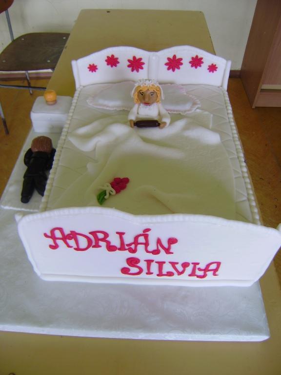 svadobná posteľ, torta, Svadobné torty svadobná posteľ, torta, Svadobné torty, evicka.h, 1