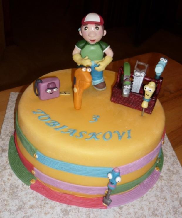 Majster Manny a hovoriace náradie, torta, Rozprávkové torty Majster Manny a hovoriace náradie, torta, Rozprávkové torty, Majka61, 1