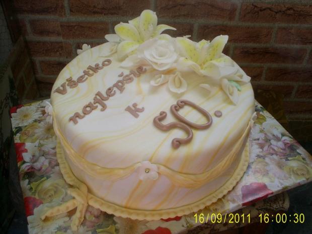 Okruhla k 50ke, torta, Narodeninové torty, olinockaaa, 1