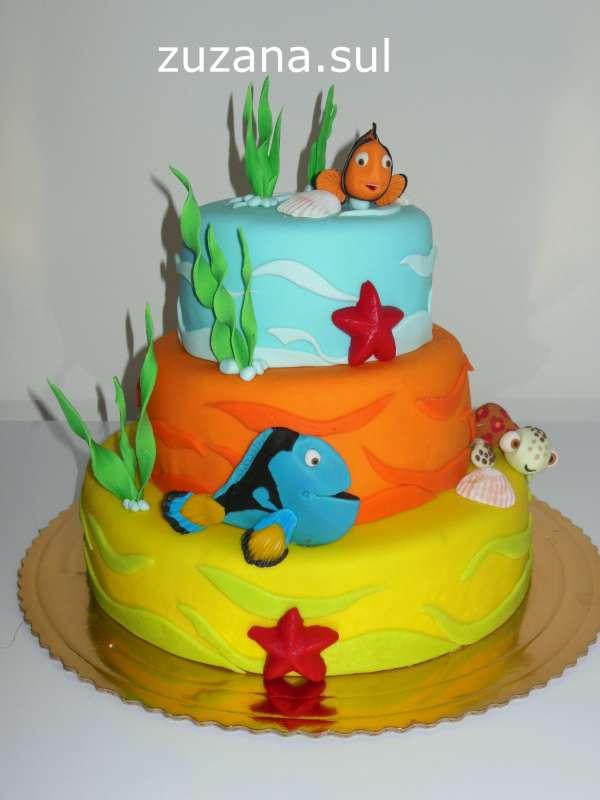 nemo 1, torta, Rozprávkové torty nemo 1, torta, Rozprávkové torty, zuzana.sul, 1