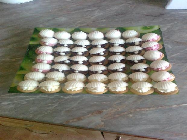 Mušličky, torta, Zákusky Mušličky, torta, Zákusky, lili 25, 1