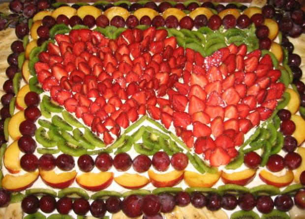 Ovocný koláč, torta, Svadobné torty, babka Katka, 1