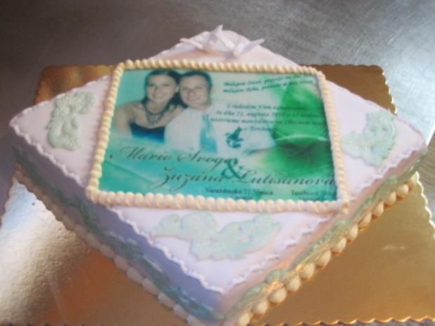 svadobná v zelenom, torta, Svadobné torty svadobná v zelenom, torta, Svadobné torty, majka82, 1