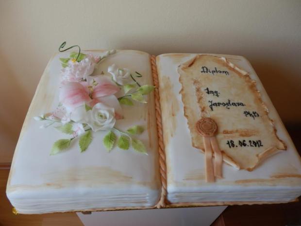promočná, torta, Torty - škola, stužková, AnajL, 1