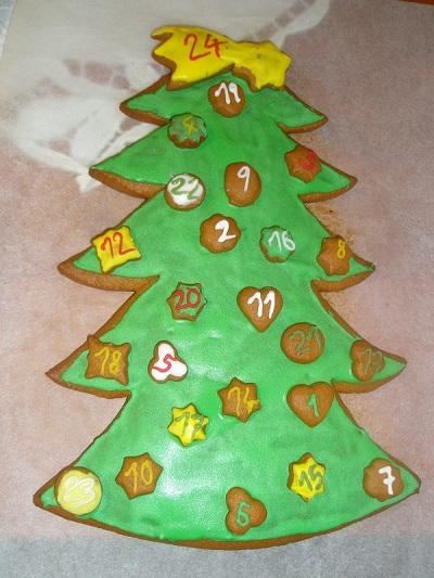 adventný kelendár-medovnik, torta, Ostané torty pre deti, Katka1977, 1