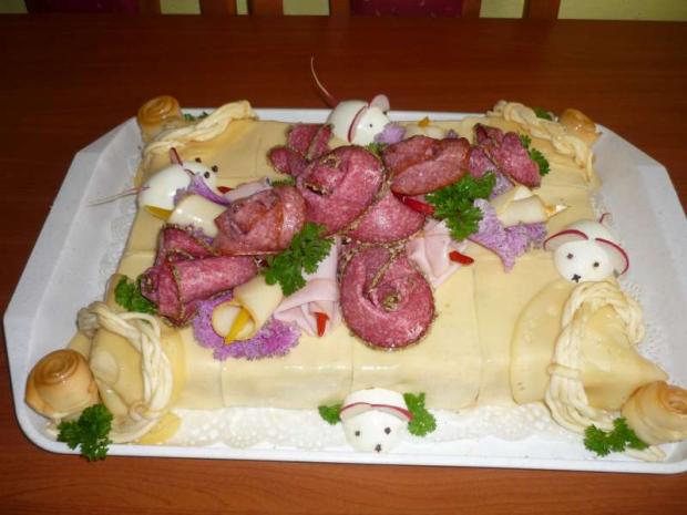 moja prva slana, torta, Slané torty, majka0507, 1