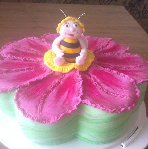 vcielka na kvietku, torta, Rozprávkové torty vcielka na kvietku, torta, Rozprávkové torty, gabček, 1