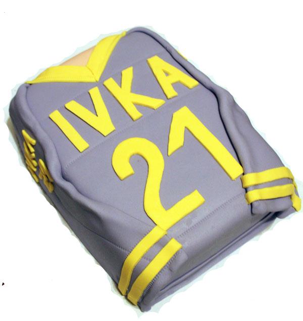 Hokejový dres k narodeninám, torta, Narodeninové torty, ardeas, 1