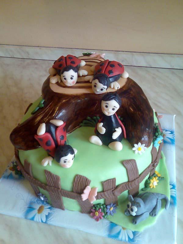 Lienky, torta, Torty so zvieratkami Lienky, torta, Torty so zvieratkami, alioska, 1