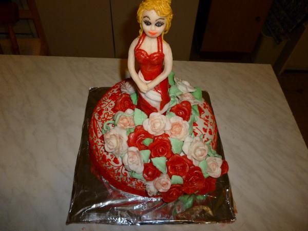 torta s modelovanou postavou, torta, Narodeninové torty torta s modelovanou postavou, torta, Narodeninové torty, Ladu-lienka, 1