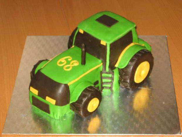 Traktor John Deere, torta, Narodeninové torty Traktor John Deere, torta, Narodeninové torty, Lubka212, 1