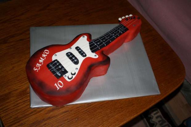 Gitara pre Samka, torta, Narodeninové torty Gitara pre Samka, torta, Narodeninové torty, stanula, 1
