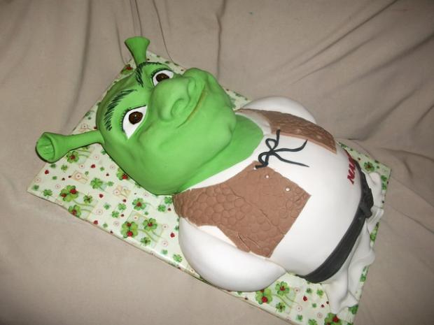 shrek, torta, Rozprávkové torty shrek, torta, Rozprávkové torty, Alenik, 1