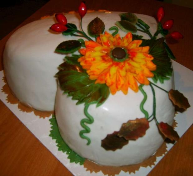 Srdiečko - jesenná variácia...iný pohľad, torta Srdiečko - jesenná variácia...iný pohľad, torta, MamaEma, 1