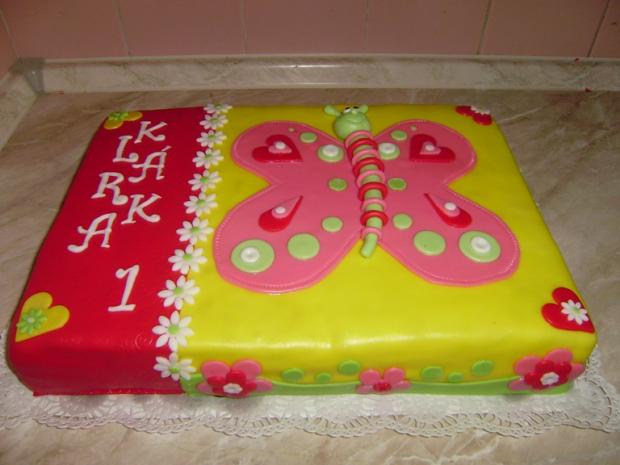 motýlik, torta, Torty so zvieratkami, evicka.h, 1