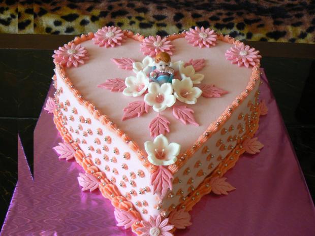 Na krstiny, torta, Torty na krstiny, Nadežda Pištová, 1