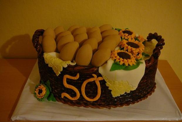 Kos k 50-tke, torta, Narodeninové torty Kos k 50-tke, torta, Narodeninové torty, Ada1, 1
