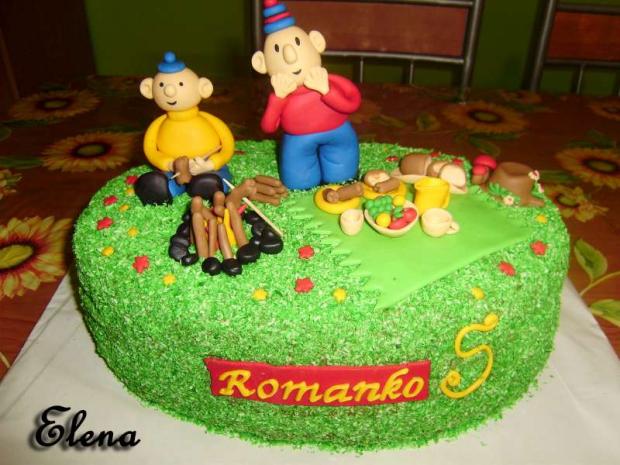Pat a Mat opekaju, torta, Narodeninové torty, Elena P., 1