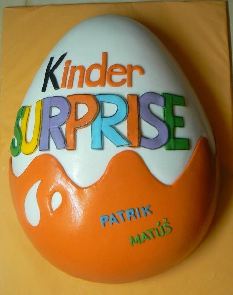kinder vajíčko pre dvoch oslávencov, torta, Narodeninové torty, gabček, 1