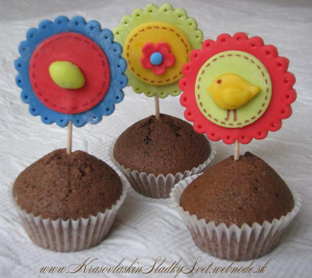 Čokoládové muffinky, torta, Zákusky, Krasovlaska, 1