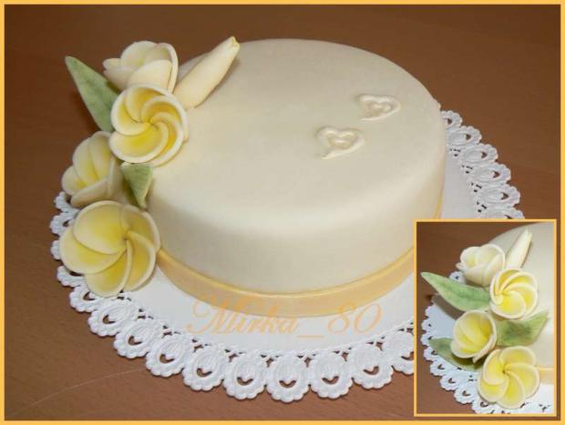 S kvetmi plumérie z lásky, torta, Čokoládové torty S kvetmi plumérie z lásky, torta, Čokoládové torty, mirka_80, 1