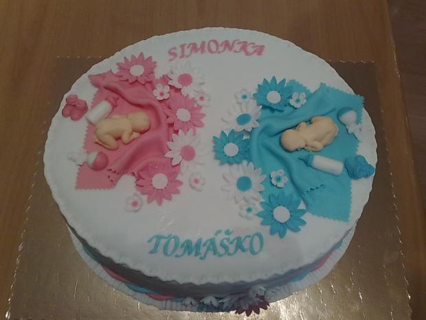 na krst pre dvojičky, torta, Torty na krstiny na krst pre dvojičky, torta, Torty na krstiny, beba, 1